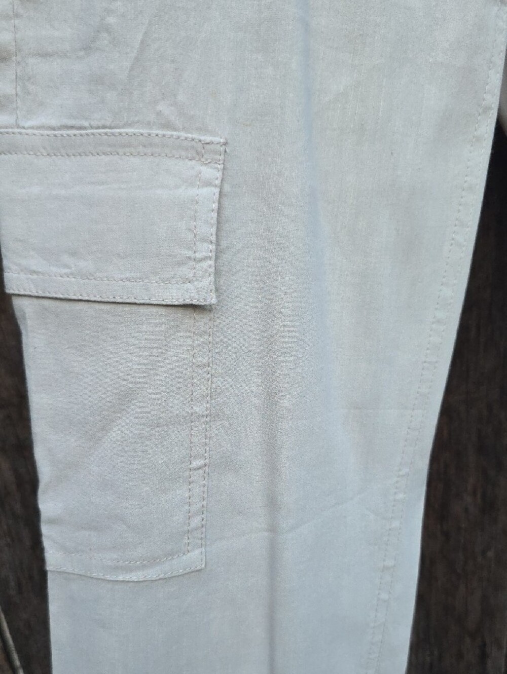 Theory Beige Cargo Pants for Women - Picture 5 of 13